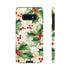 Christmas Holly on a Golden Background - Impact Resistant Phone Case Samsung Galaxy S10E Glossy